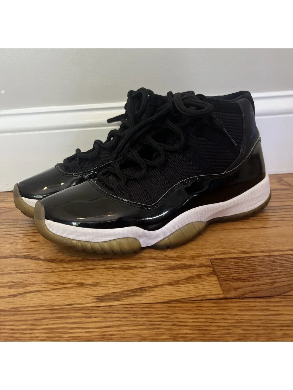Air Jordan 11 Retro Space Jam 2016 Shoes Mens Size 8.5 Black Concord 378037-003
